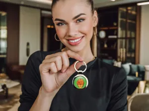 Cute Keychains Modern Gloss